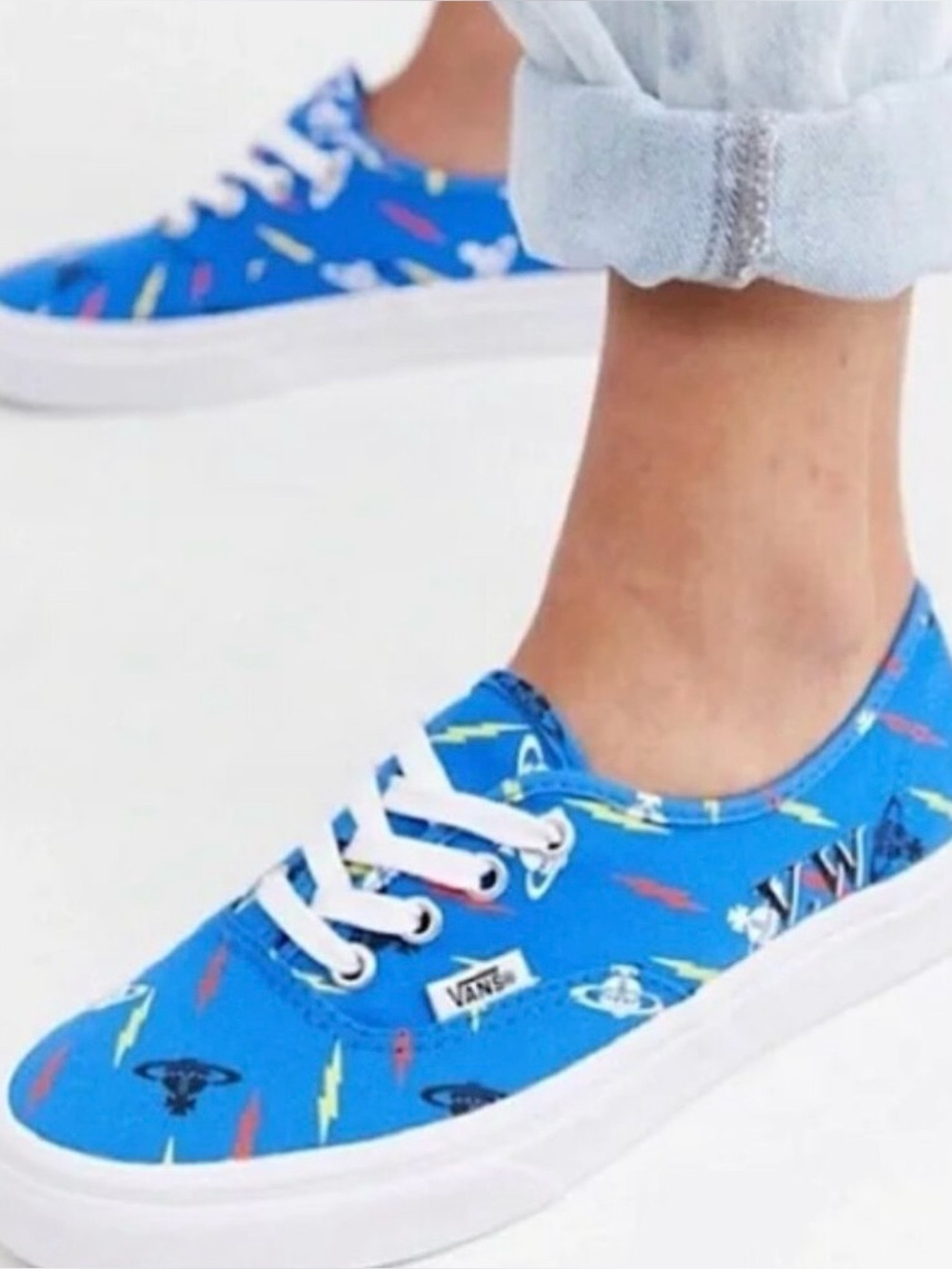 Vivienne Westwood x Vans collab lace up sneaker NEW